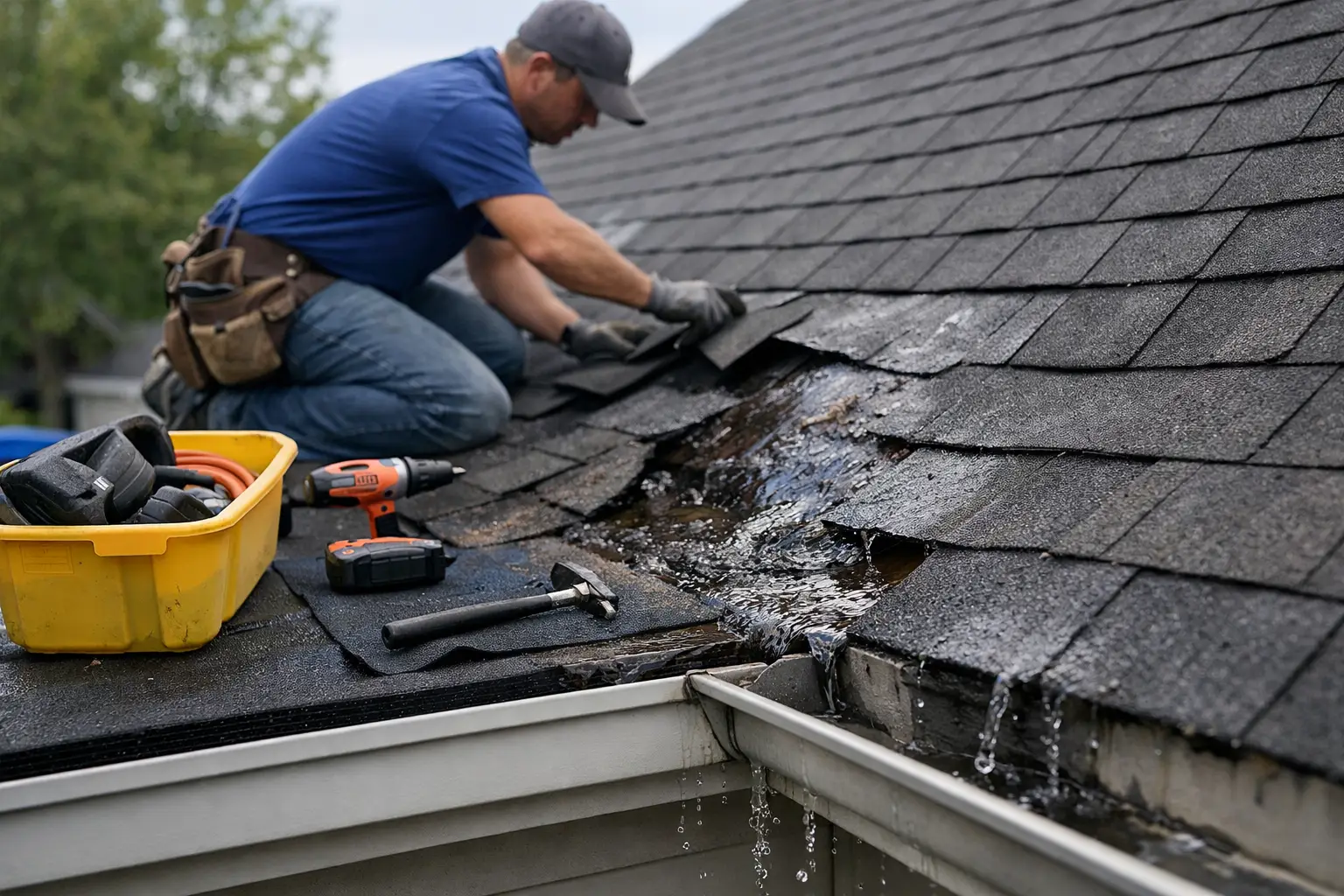 How much does it cost to repair a leaking roof?